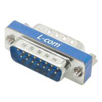 dgb15m L-Com D Sub Adapter Male 15 Way D-Sub to Male 15 Way D-Sub