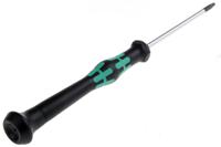 05118046001 Wera Tamperproof Torx Precision Screwdriver, T8 Tip, 60 mm Blade, 157 mm Overall