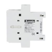 bfx1211 Lovato Auxiliary Contact, 2 Contact, 1NO + 1NC, Side Mount, BF BFX12