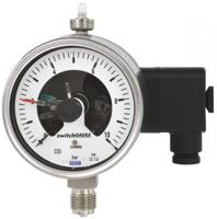 43469655 WIKA G 1/2 Analogue Pressure Gauge 16bar Bottom Entry 100mm Outside Diameter