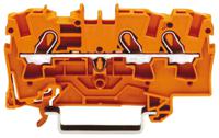 2004-1302 WAGO  TOPJOB S, 2004 Series Orange, 4mm², Single-Level, Push-In Cage Clamp Termination, ATEX, IECEx