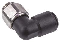 3189-08-13 Legris LF3000 Series Elbow Threaded Adaptor, G 1/4 Male to Push In 8 mm, Threaded-to-Tube Connection Style