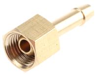 362-6914 RS PRO Hose Connector Hose Tail Adaptor, BSP 1/4in 1/4in ID