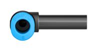 qsml-6h Festo QSL Series Elbow Tube-toTube Adaptor, Push In 6 mm to Push In 6 mm, Tube-to-Tube Connection Style, 153348