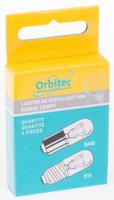 b3029 Orbitec BA9s Indicator Light, Clear, 12 V, 250 mA, 1000h