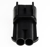 15300002 Delphi, Metri-Pack 280 Automotive Connector Plug Black Cable Mount 2 Way, Crimp Termination