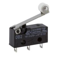 db2c-a1rc ZF Roller Lever Micro Switch, Solder Terminal, 10.1 A @ 250 V ac, SPDT
