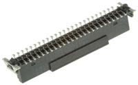 154807-154807-e ERNI SMC Series Straight Surface Mount PCB Socket, 50-Contact, 2-Row, 1.27mm Pitch, Solder Termination