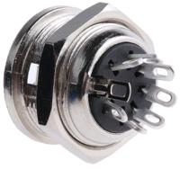 490-999 RS PRO 7 Pole Din Socket, 4A, 100 V ac, Female, Panel Mount