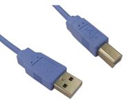 286-3293 RS PRO USB 2.0, Male USB A to Male USB B, 480Mbps, 1.8m