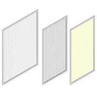 3842554284 Bosch Rexroth Safety Fencing EcoSafe, Aluminium 1800 mm Height, 1m Width