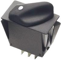 r2ab4449dn11 Otto, 3 Position DPDT Rotary Switch, 20 A @ 28 V dc, Tab