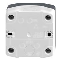 xald144 Schneider Electric XALD NO Control Station Switch 53mm Dark Grey/Light Grey Polycarbonate 68mm I/O 68mm