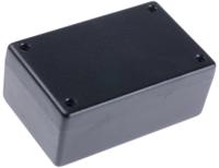 1594cbk Hammond 1594 Series Black Flame Retardant ABS Enclosure, IP54, Black Lid, 104 x 66 x 33mm