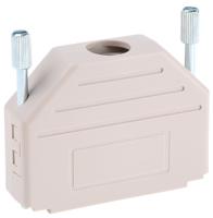 mhdppk25-lg-k MH Connectors MHDPPK-SLIM Series Polyamide D Sub Backshell, 25 Way, Strain Relief
