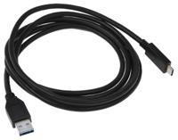 186-3053 RS PRO USB 3.0, USB 3.1, Male USB A to Male USB C, 2m