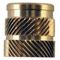 204-0615 RS PRO, M3.5 Brass Threaded Insert, 5.4mm diameter 4.8mm Depth 7.1mm