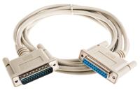 11013645-25 Roline Male 25 Pin D-sub to Female 25 Pin D-sub Serial Cable, 4.5m