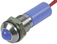 722-7687 RS PRO Blue Panel Mount Indicator, 2V dc, 6mm Mounting Hole Size, Lead Wires Termination, IP67