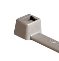 116-01818-t18r-pa66-gy HellermannTyton Cable Tie, Inside Serrated, 100mm x 2.5 mm, Grey Polyamide 6.6 (PA66), Pk-100