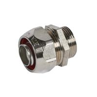 3-820-29 Legrand Straight Male, Conduit Fitting, 16mm Nominal Size, PG16, Brass, Metallic