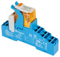 4cp282300060spa Finder 4C Series Interface Relay Module, DIN Rail Mount, 230V ac Coil, DPDT-2C/0, 2-Pole, 8A Load