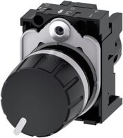 3su1200-2pw10-1aa0 Siemens 3SU1 2.2kΩ Rotary Potentiometer 1-Gang Panel Mount, 3SU1200-2PW10-1AA0