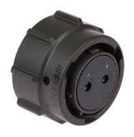 62gb-56tg14-02sn044 Amphenol Limited, 62GB 2 Way Cable Mount MIL Spec Circular Connector PlugOlive, Socket Contacts,Shell Size 14, Bayonet