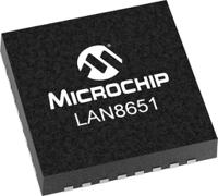 lan8651b1-elmx Microchip LAN8651B1-E/LMX, Ethernet Controller, 10Mbps SPI, SPI, 3.3 V, 32-Pin VQFN