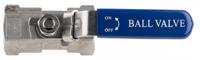 499-2818 RS PRO Stainless Steel Reduced Bore, 2 Way, Ball Valve, Threaded, BSPP 1in, 68bar Operating Pressure