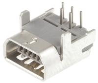 56579-0519 Molex Right Angle, Through Hole, Socket Type Mini AB 2.0 USB Connector