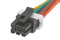 45132-0601 Molex 6 Way Female Micro-Fit TPA to 6 Way Female Micro-Fit TPA Wire to Board Cable, 150mm