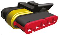 282089-1 TE Connectivity, AMP Superseal 1.5 Connector Housing Socket Cable Mount 5 Way