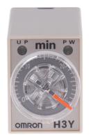 h3y-4-ac24-30m Omron H3Y-4 Series DIN Rail, Surface Mount Timer Relay, 24V ac, 4-Contact, 1 → 30min, 1-Function, 4PDT
