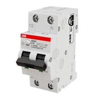 2csr255080r1164-ds201-c16-ac30 ABB RCBO, 16A Current Rating, 2P Poles, 30mA Trip Sensitivity, Type C, System Pro M Compact Range