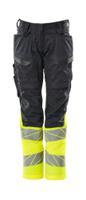 19678-236-0101782c44 Mascot Workwear 19678-236 Dark Navy Hi Vis Trouser Lightweight 98 cm 98 cm Leg Length 82cm