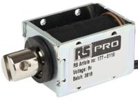 177-0119 RS PRO Linear Solenoid, 6 V dc, 40 x 24 x 29 mm