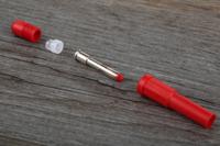 454-277 RS PRO Red Male Banana Plug, 4 mm Connector, Solder Termination, 10A, 1000V, Tin Plating