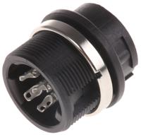 t3427000 Amphenol Industrial Circular Connector, 6 Contacts, Panel, M16 Connector, Socket, Female, IP40, signalmate C091 Series