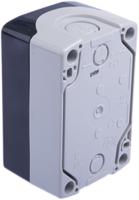 xald222 Schneider Electric Spring Return Enclosed Push Button, Polycarbonate, 1 Cutouts, Black/White, Down Arrow, Up Arrow,