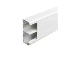 0-756-03 Legrand MOSAIC White Dado Trunking - Closed Slot, W130 mm x D50mm, L2m, PVC