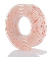 3m-sj356b-25mm-x25m 3M Transparent Hook & Loop Tape, 25mm x 2.5m