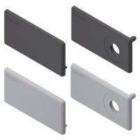 3842548788 Bosch Rexroth Grey PP Cover Cap, 40 x 80 mm Strut Profile, 10mm Groove