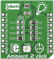 mikroe-1903 MikroElektronika Ambient 2 Click Light Sensor MikroBus Click Board for OPT3001