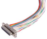 mwdm2l-37p-6e5-18b Glenair MWDM 37 Way D-sub Connector Plug