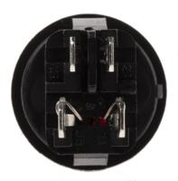 mr210r5lbr APEM Illuminated DPST, On-Off Rocker Switch Panel Mount