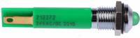 212-272 RS PRO Green Panel Mount Indicator, 24V dc, 8mm Mounting Hole Size, Solder Tab Termination, IP67