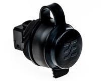 1018840000 Weidmuller Straight, Panel Mount, Socket- Single Port Type A 2.0 IP65 USB Connector