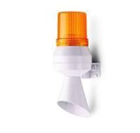 710011105 AUER Signal K Series Series Orange Beacon, 24 V ac, IP43, Any, 92dB at 1 Metre