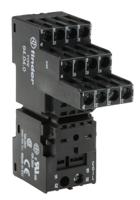 94040sma Finder 94 14 Pin 250V ac DIN Rail Relay Socket, for use with 55.34, 85.04, 55.32 Series Relay
